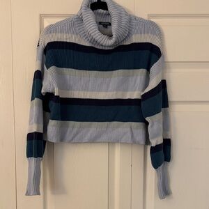 Wild Fable Multicolor Striped Turtleneck Sweater